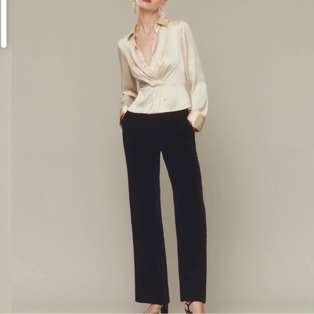 Reformation Rennes Silk Top - Picture 3 of 8